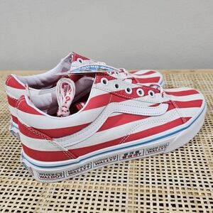 Vans Old Skool, (Where's Waldo?) International Stripes, Unisex M5.5, W7, NWT